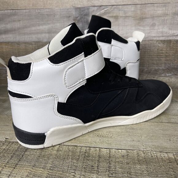 Fashion Black & White Sneakers Mens Size 45 Kuxie - Picture 9 of 13